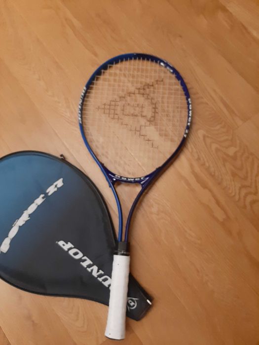 Raquete tenis Dunlop Power 27 com capa