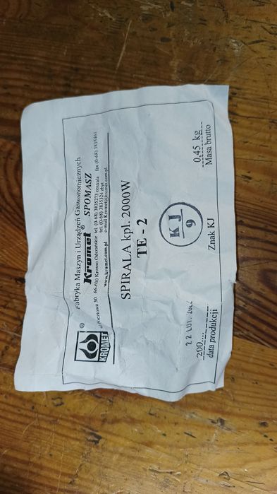 Spirala grzejna  kromet TE-2 taboret elektryczny nowa