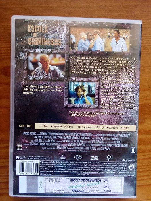 Escola de Criminosos - William Dafoe  / Steve Buscemi