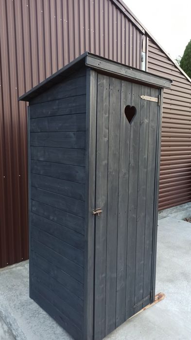 Toaleta drewniana WC Kibel na budowę, działkę, toitoi