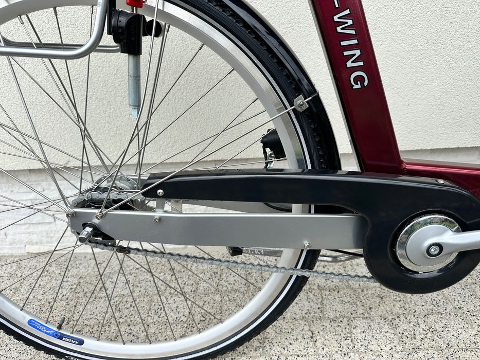 Rower PATRIA - koła 28, aluminiowy, 7 biegów, kontra, 2 x amortyzacja