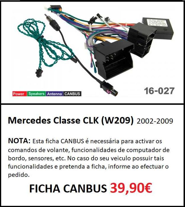Rádio 2DIN Mercedes CLK • Android GPS • W209 • CLK200 CLK230 CLK270