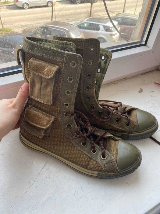 38р Кеди Converse мілітарі / вінтаж / Y2K / techwear / safari