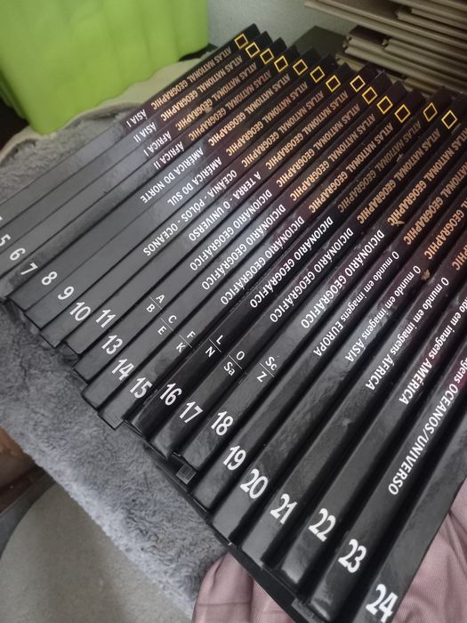 Conjunto de enciclopédia national geographic