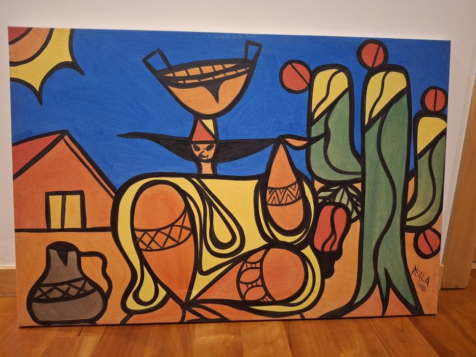 Quadro colorido  92cm×61cm