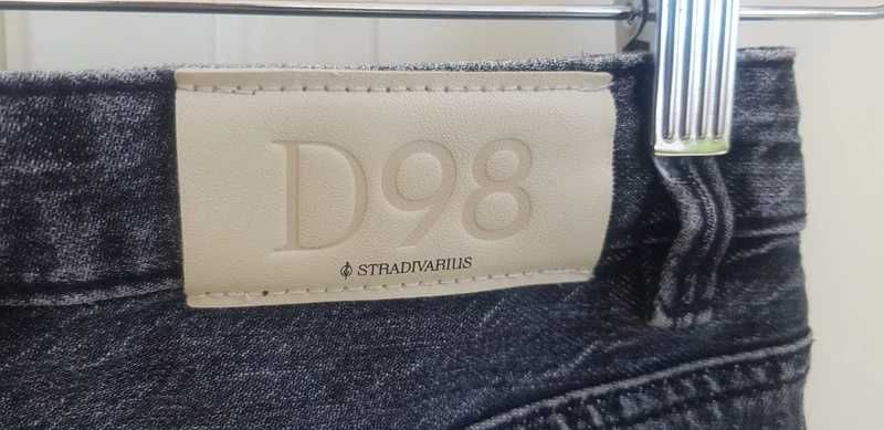 Calças de ganga Stradivarius cinzentas escuras menina Tam 32