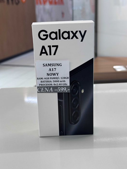 Samsung A17 4/128GB NOWY Topcase Vivo *Raty 0%