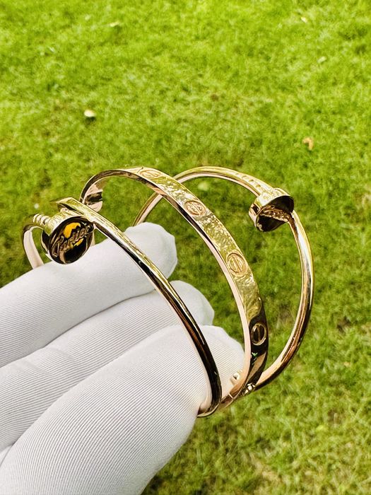 Золотые браслеты cartier 585