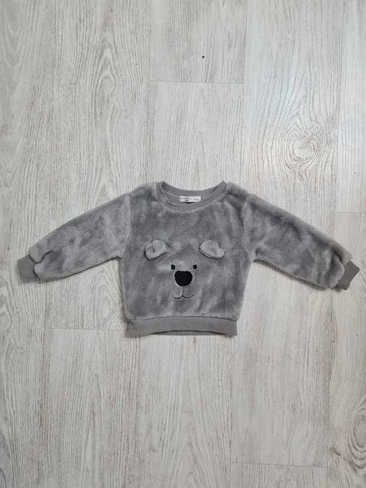 pluszowa bluza miś sinsay 74