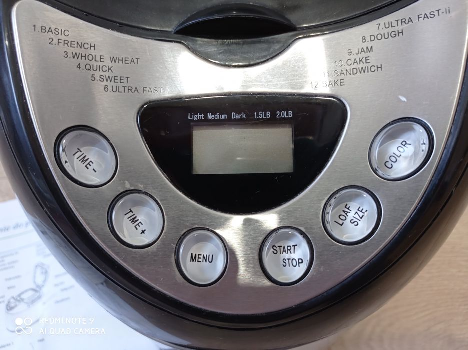 Maszynka do wypieku chleba