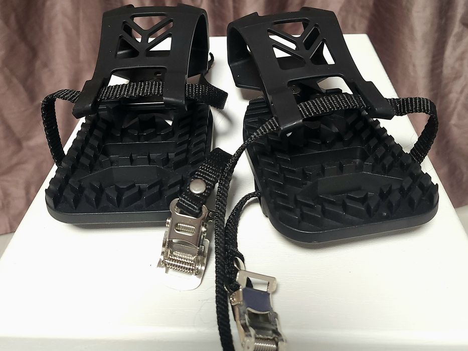 Тукліпси" KOOTU ",адаптери з тукліпсами на велосипедні педалі.