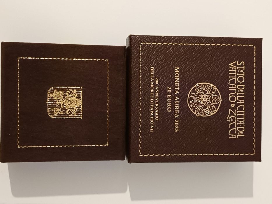 Moeda ouro Vaticano 2023