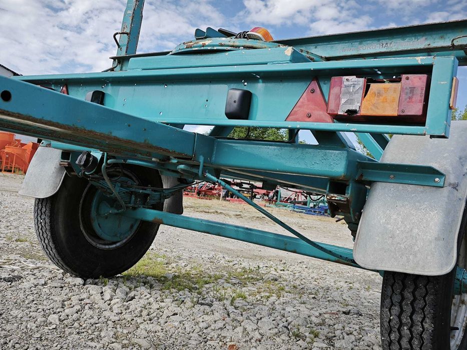 Przyczepa dłużycowa dłużyca KAISER NL2,5T do transportu stali drutu słupów drewna M/23