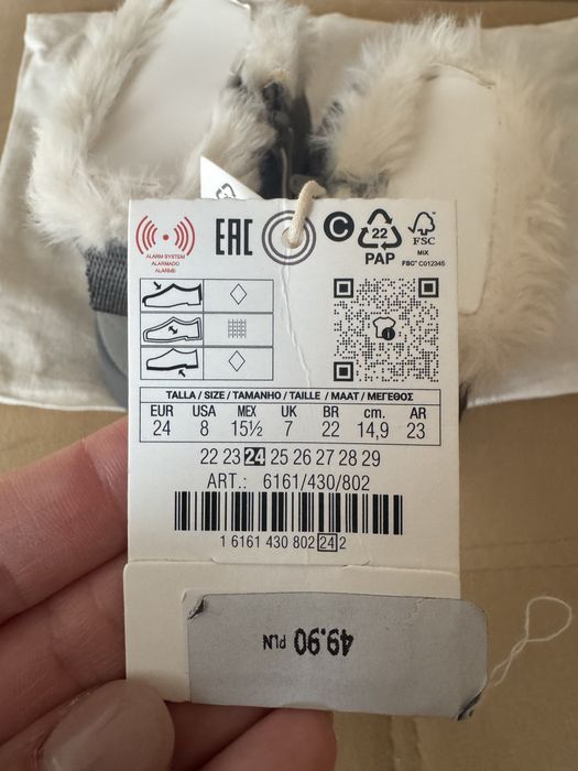 Зимові чоботи уггі дутікі сапоги zara 24