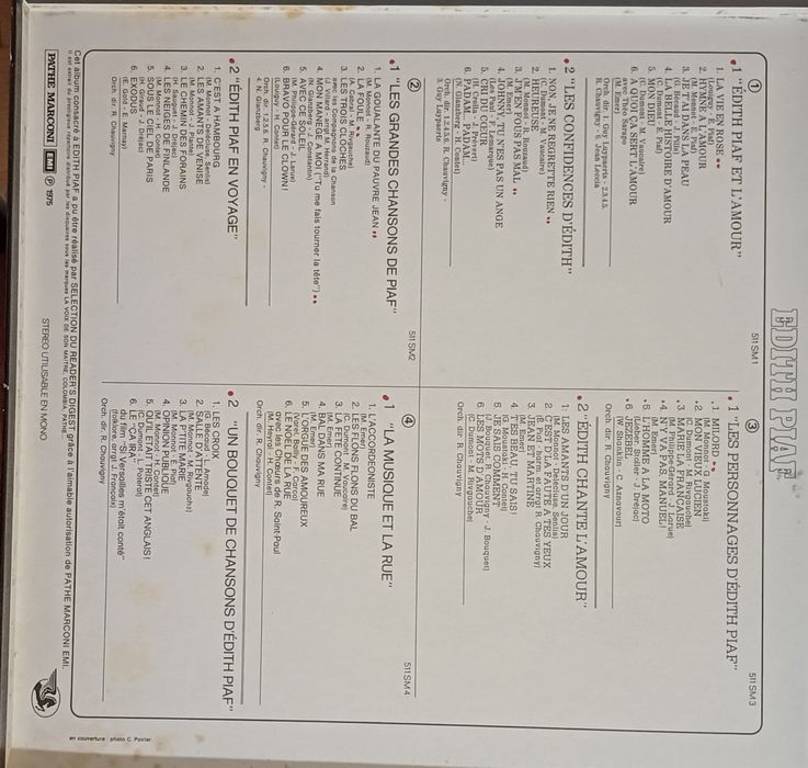 Edith Piaf BOX -4 LP winyl