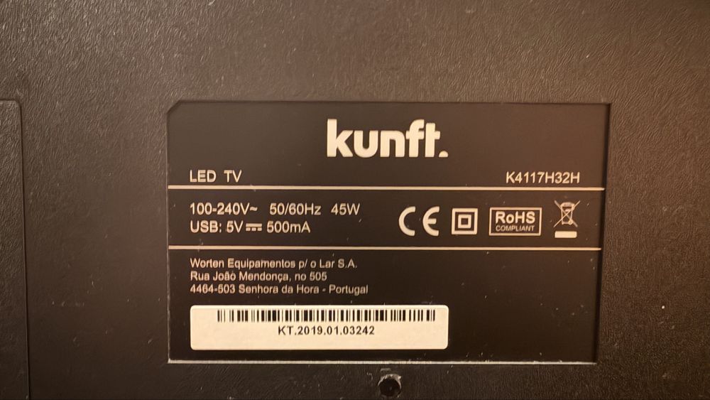 TV LED 32” – excelente estado