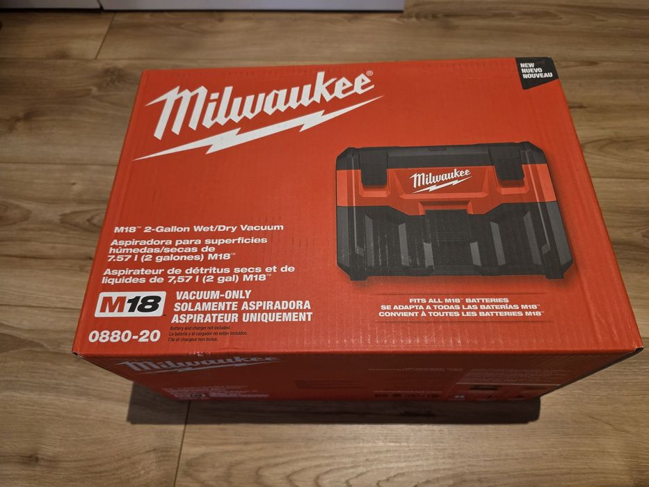 Odkurzacz akumulatowory milwaukee  m18 na sucho I mokro