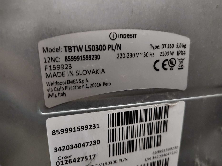 programator do pralki INDESIT