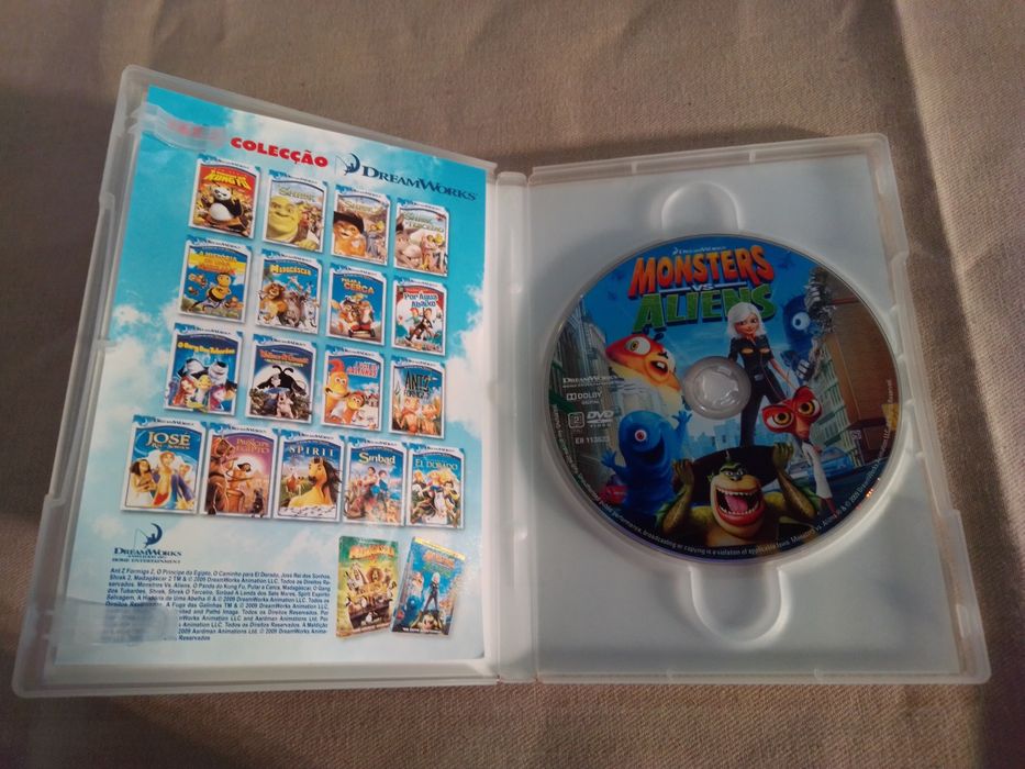 Monstros vs Aliens. DVD