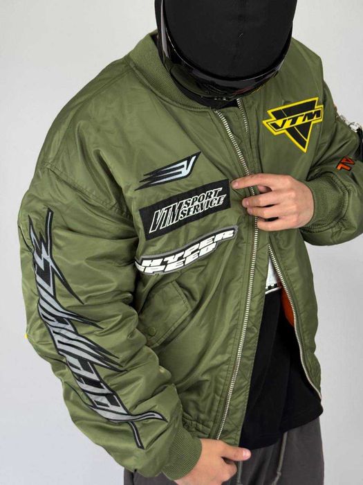 Бомбер Vetements Alpha Industries Edition Racing Green Bomber куртка S