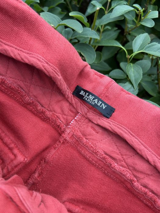 Штани червоні Balmain. Оригінал.
