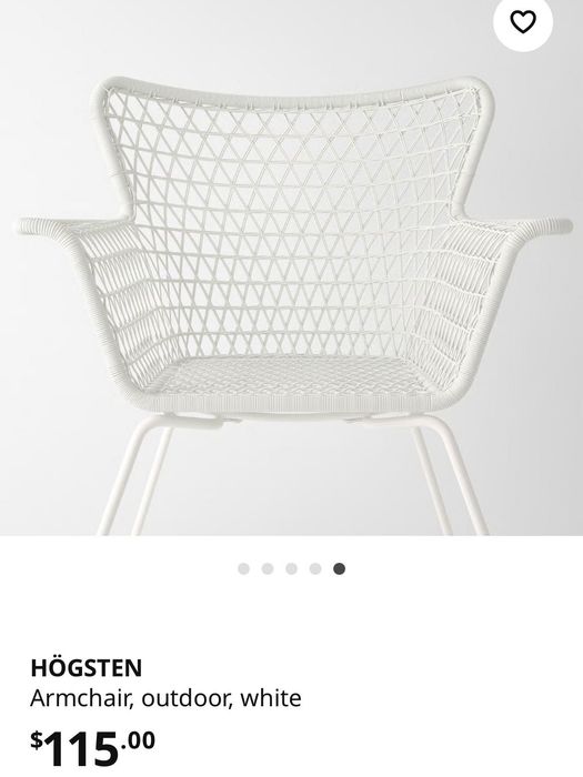 Cadeira IKEA HOGSTEN branca