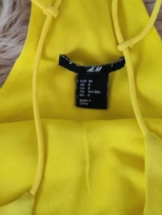Żółta bluzka H&M