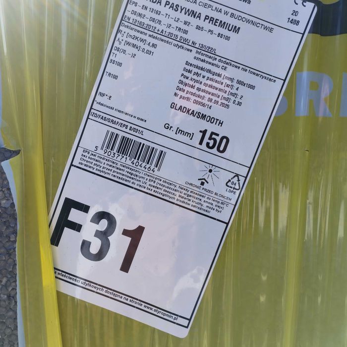 Styropian grafitowy 0.31