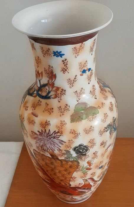 Jarrão de  porcelana chinesa antiga com 46 cm - Excelente estado