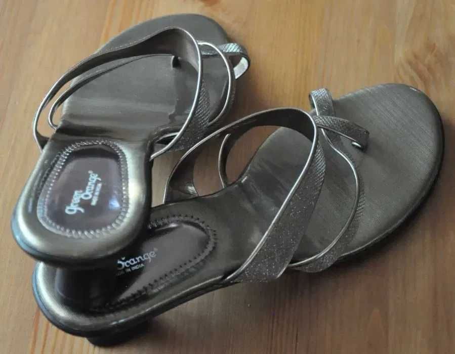 Klapki R.38 Jak Nowe, japonki, klapeczki - obcas, świetne- J. Ecco