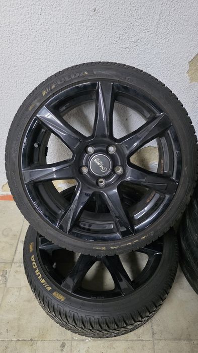 Jantes Especiais 16" ASW Pretas Pretas Gloss c/ Pneus Fulda