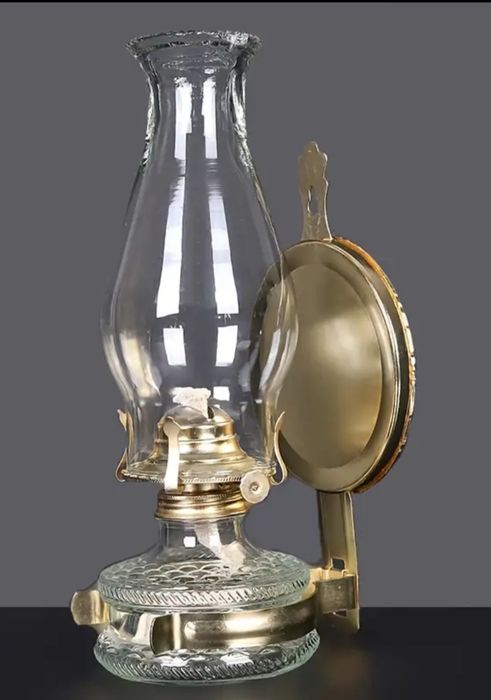 Candeeiro de Petróleo com Suporte de Parede