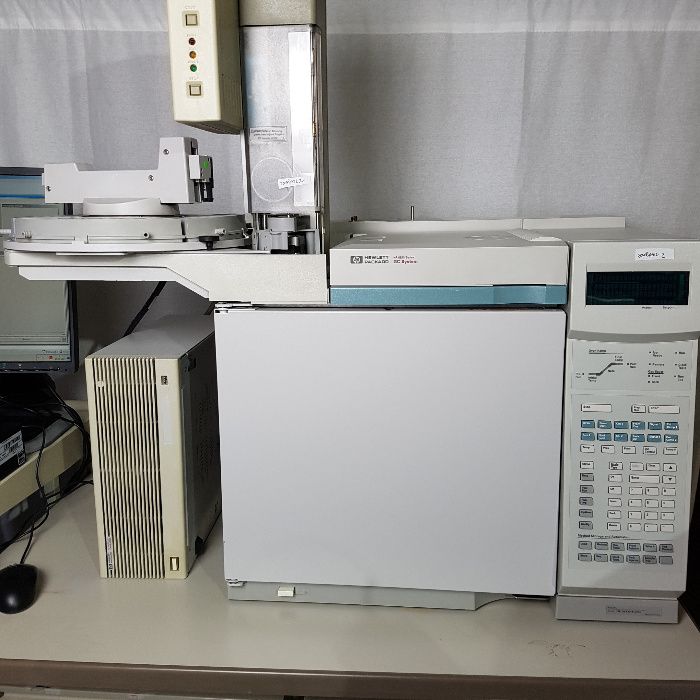 Agilent HP 6890 Cromatógrafo a Gás GC FID Laboratório bom estado