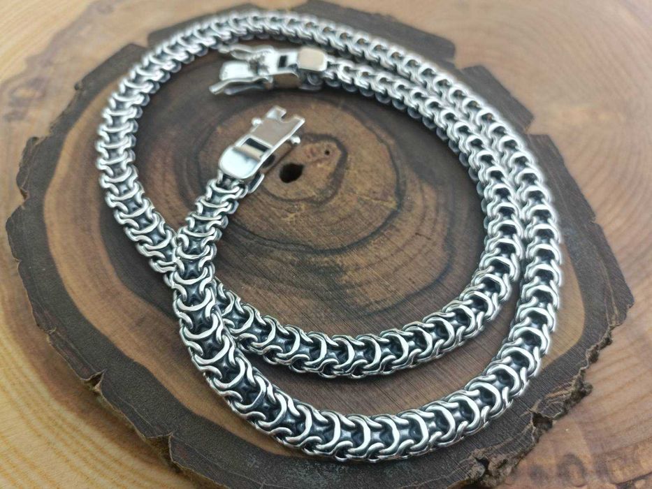 Серебряная цепочка Рамзес. Срібний ланцюг для чоловіка