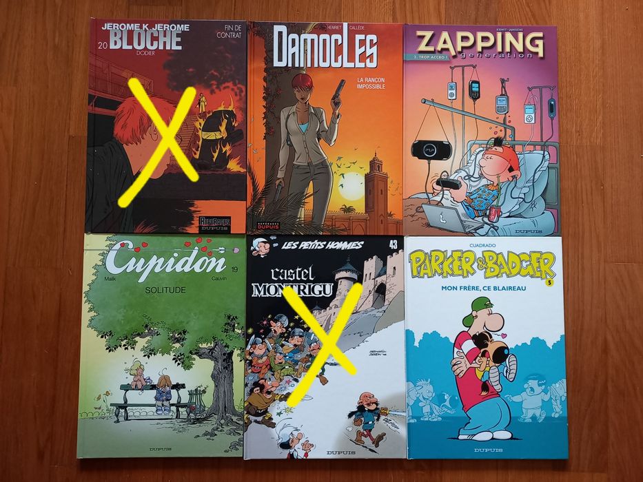 BD em francês - vários