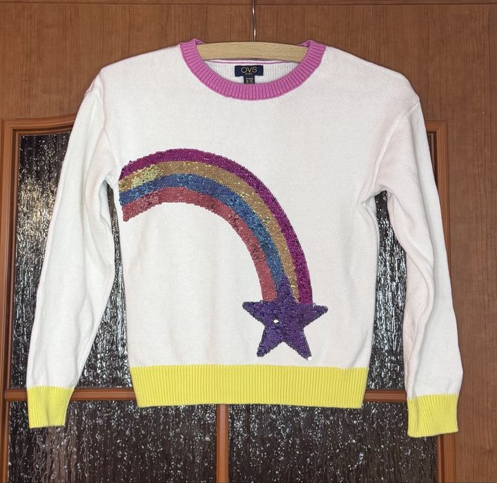 OVS Kids sweterek z cekinami r. 140
