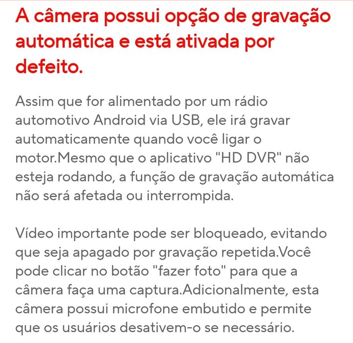 Câmara DVR USB 1080 P