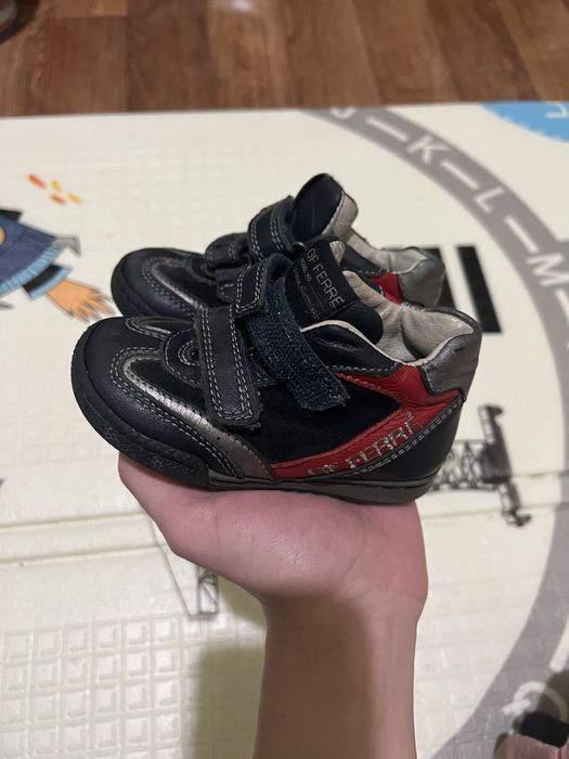 Дитячі чобітки 12.5 см шкіряні