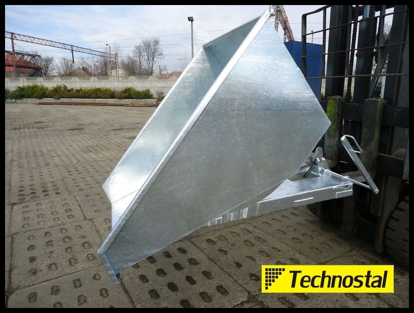 kontener samowyładowczy ocynkowany 0,7 m3 KS-7