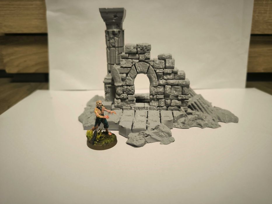 Małe ruiny 5 RPG Diorama Makieta (Zaginione Miasto)