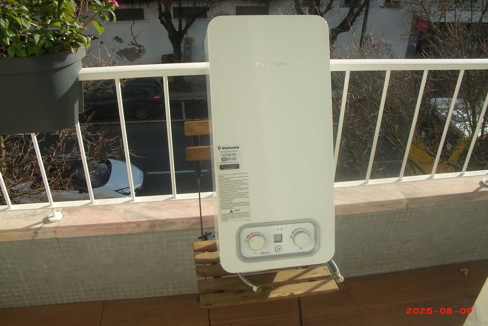 Vendo esquentador Vulcano gás natural com 2 anos 150 euros