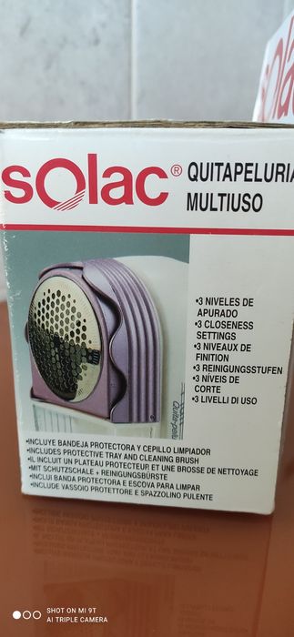 SOLAC - máquina de borbotos a pilhas