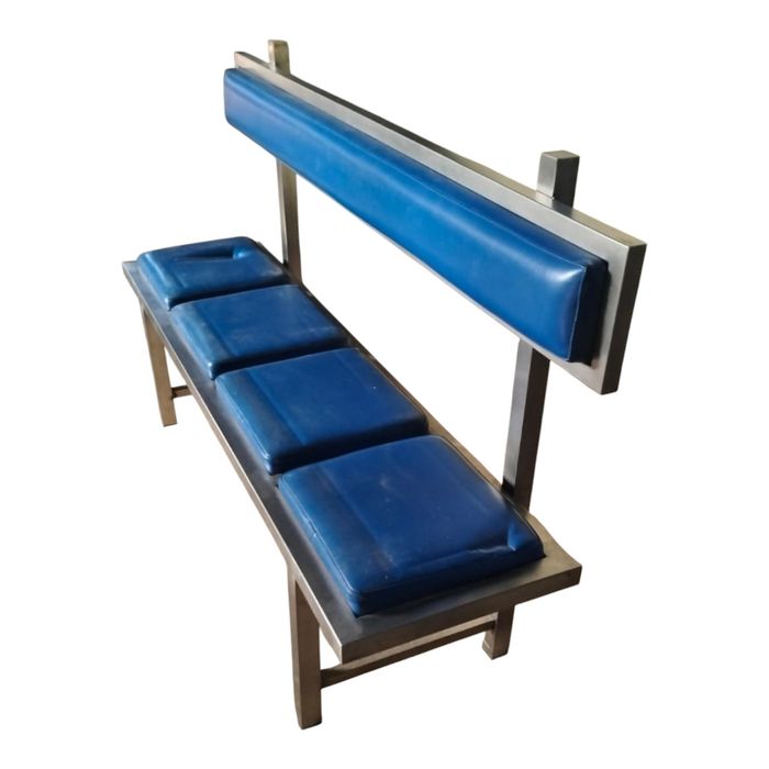 Banco 3 lugares inox