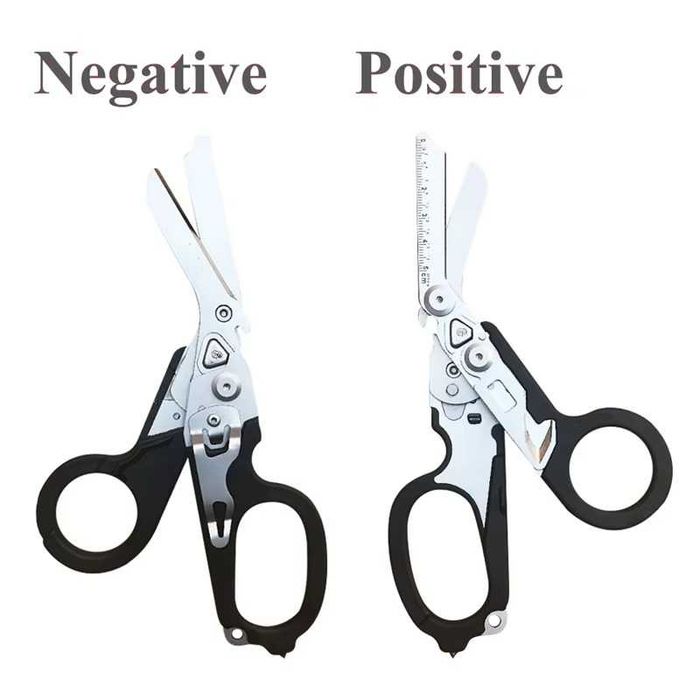 Nożyczki taktyczne, ratunkowe ze stali nierdzewnej. Multitool.