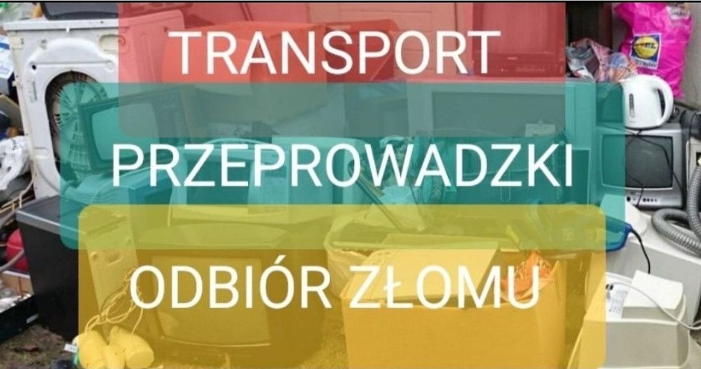Przeprowadzki transport utylizacja opróżnianie wycinka wywóz gruzu bus