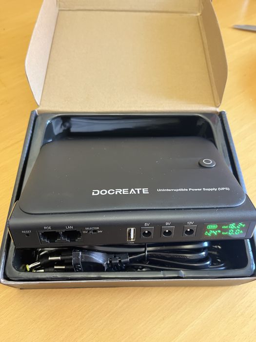 Docreate DC1036L 36w ДБЖ упс з АКБ акумулятори 12000mah