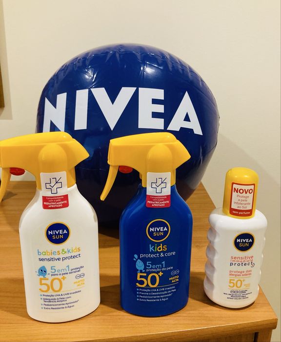 Nivea Protetores Solares 50+(embalagem selada original)