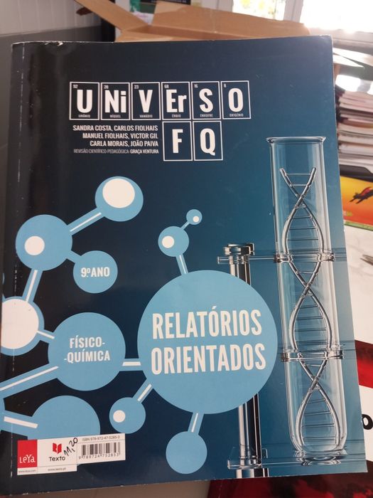 Cadernos de atividades fisico-quimica 9°ano