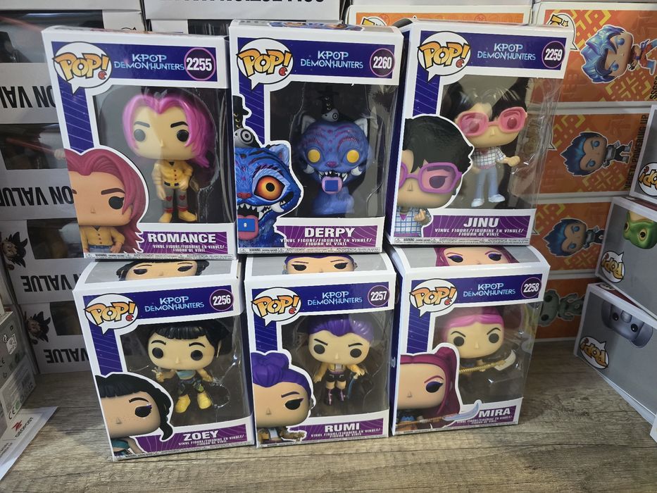 Pack k pop demon hunters figuras novas em caixa