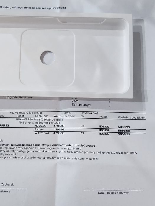 Huawei p 60 pro 256 GB nowy.